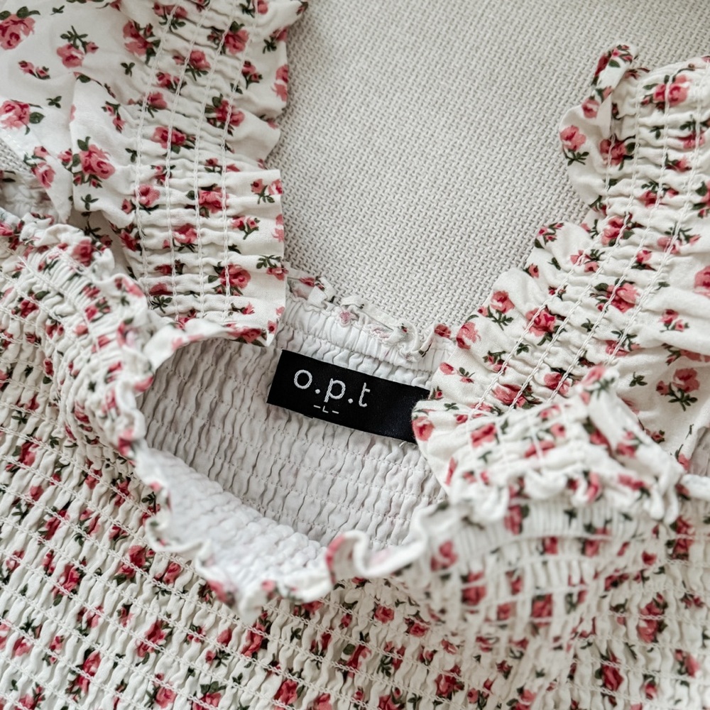 o.p.t Calypso Dress in Pink Floral - Picture 4 of 8